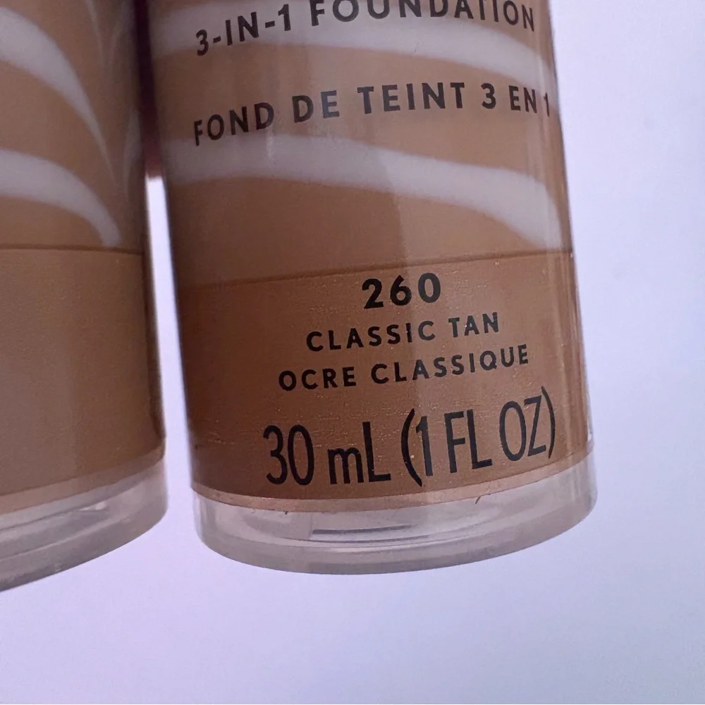 COVERGIRL +Olay NEW (2) Simply Ageless Foundation #260 Classic Tan